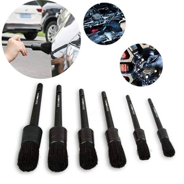 thumbnail image 2 of Arrow 5PCS Car Detailing Brush Clean Seat Detail Brush Car Wash Slit 2 of 11